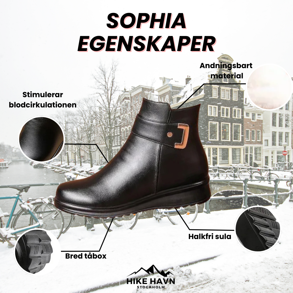Sophia – Fodret Ortopædisk Støvler