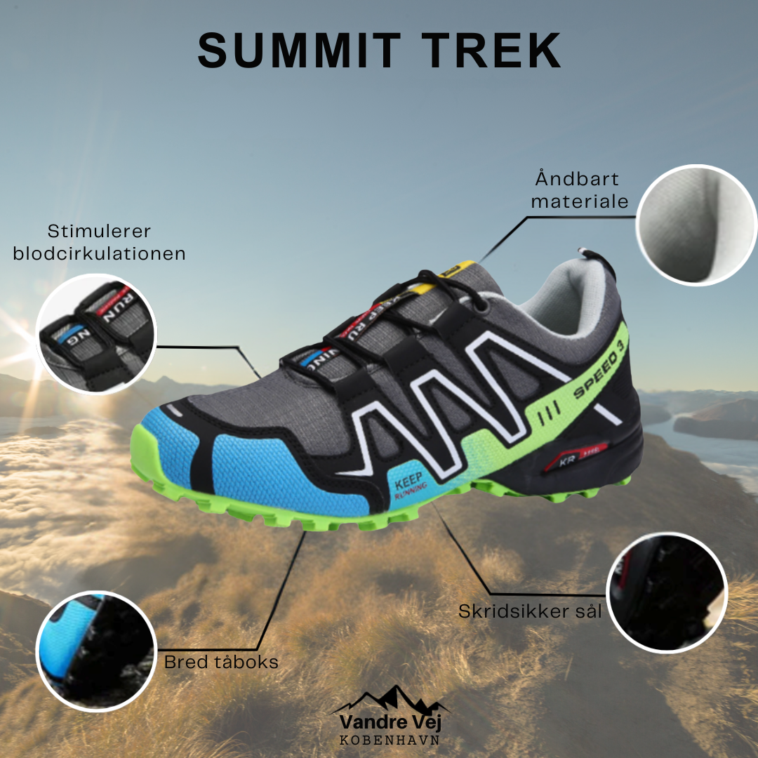 Summit Trek - Herresko til Udendørsbrug | Inklusive GRATIS Ortopædisk Sål
