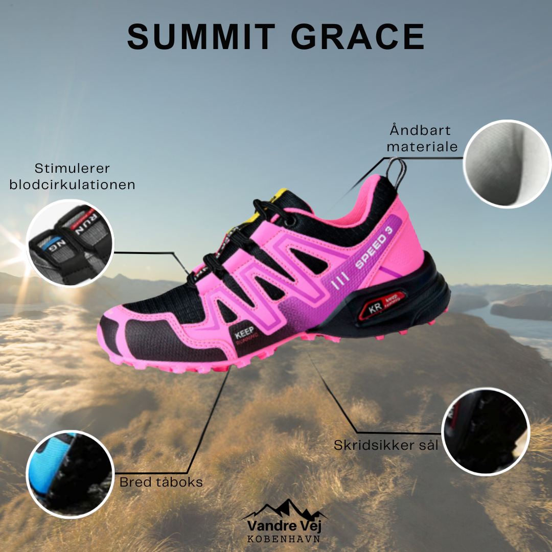 Summit Grace – Vandrestøvler til kvinder | Inklusive GRATIS Ortopædisk Sål