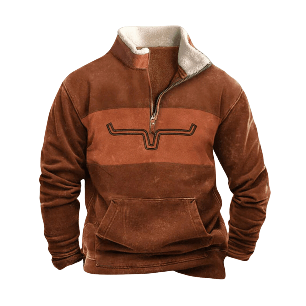Summit - Halvlynlå Pullover
