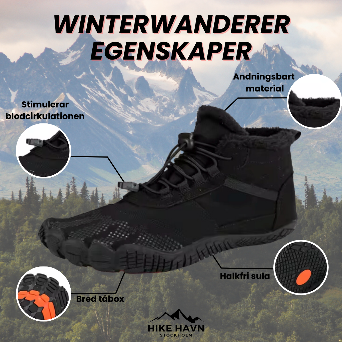WinterWanderer - Vandtætte Vintervandrestøvler