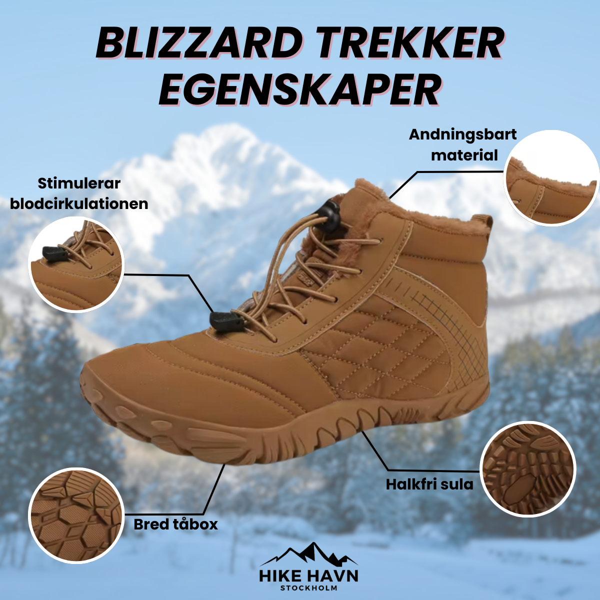 Blizzard Trekker - Vandtætte Snevandrestøvler