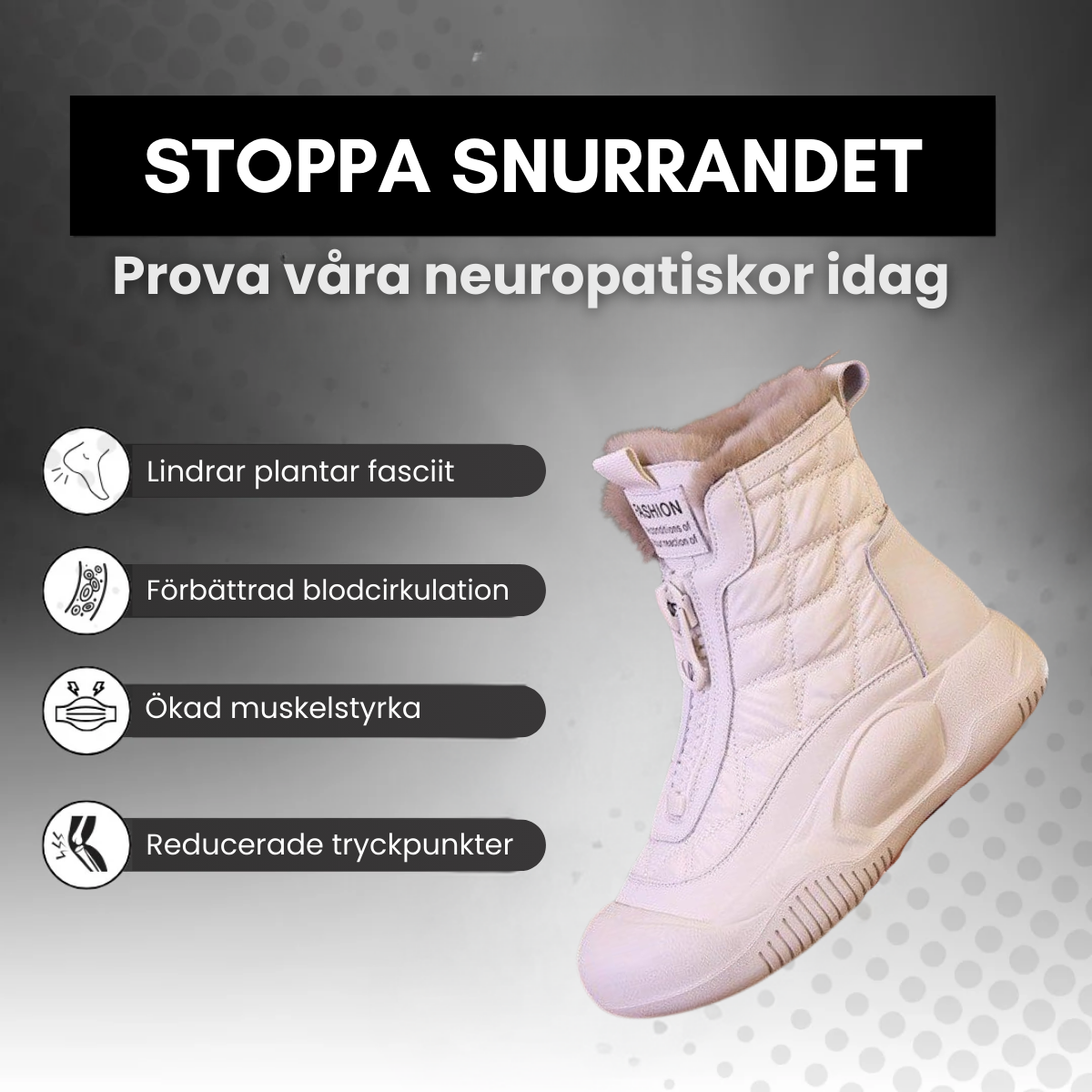 Snowlyn - Mocka Platform Fleeceforede Vinterstøvler