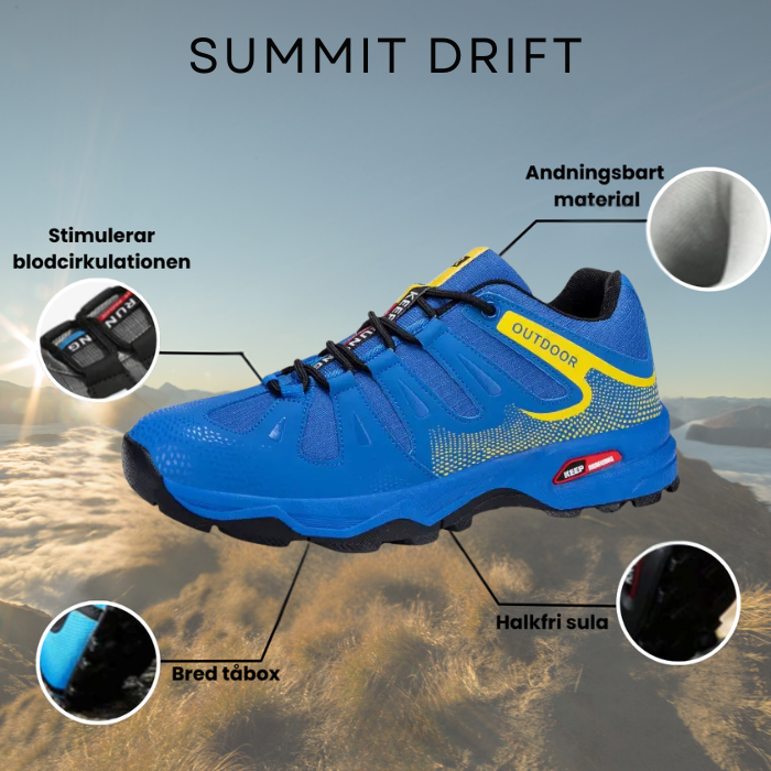 Summit Trail - Herresko til Udendørsbrug | Inklusive GRATIS Ortopædisk Sål