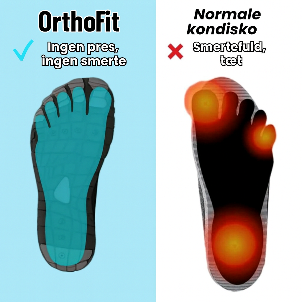 Orthofit - ergonomiske smertelindrende komfortsko til damer