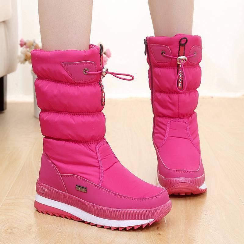 Frostina – Plush Vandtætte Platform Sneboots